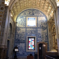 Igreja Nossa Senhora da Nazaré - Love those tiles and stained glass