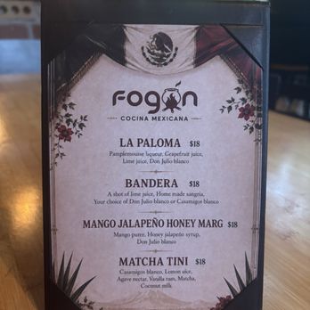 Fogón Cocina Mexicana - Menu - Mexican Near Me - Seattle, Washington Fogón Cocina Mexicana - Menu - Mexican Near Me - Seattle, Washington