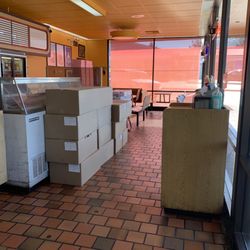 Pao's Donut & Coffee Shop - Indoor seating area, Wednesday 2 August 2023.