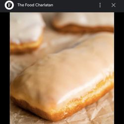 Uncle Leos & Rosny Gourmet - A traditional maple bar (maple donut)