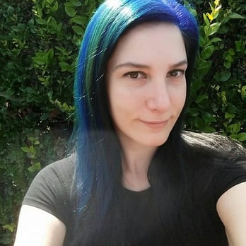 Leticia Llesmin - Top part of hair bleached out and colored :D - Makeup Artists Near Me