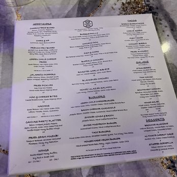 Canvas Artistry - Menu - Tacos Near Me - Albuquerque, New Mexico