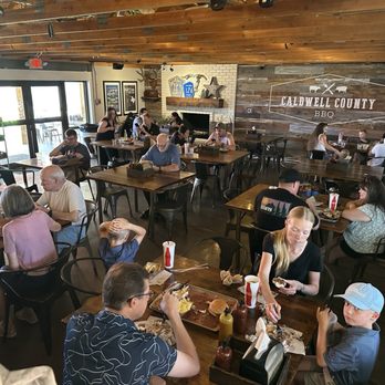 Caldwell County BBQ - Inside. Limited seating - Barbeque Near Me - Gilbert, Arizona