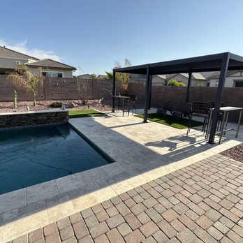 LDG Landscape - Afternoon shade on the pool is what we planned for - Landscaping Near Me LDG Landscape - Afternoon shade on the pool is what we planned for - Landscaping Near Me