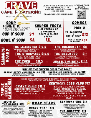 Menu photo 3 Crave Cafe And Catering Louisville, KY Menu photo 3 Crave Cafe And Catering Louisville, KY