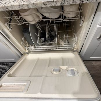 The Connor Group - My lovely dish washer that sat like this for a month with still water and mold at the bottom due to maintenance not fixing it. - Apartments Near Me - Miamisburg, Ohio The Connor Group - My lovely dish washer that sat like this for a month with still water and mold at the bottom due to maintenance not fixing it. - Apartments Near Me - Miamisburg, Ohio