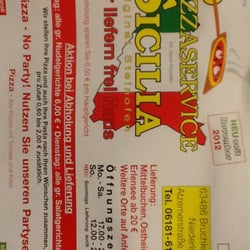 Pizzaservice Sicilia