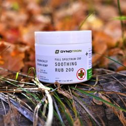 Dynotron CBD - Full Spectrum Sports Rub 200mg, Organic, 100% Natural, Peppermint, for Pain relief, Salt Lake City, Utah
