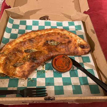 10 PIZZA - Steak and cheese calzone (photo does it no justice) - Pizza Near Me - Falls Church, Virginia