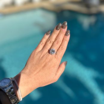 Adore Bijoux Jewelers - Custom designed double halo. 2.55 CT cushion cut diamond upgrade for our customer! - Jewelry Near Me - Plano, Texas Adore Bijoux Jewelers - Custom designed double halo. 2.55 CT cushion cut diamond upgrade for our customer! - Jewelry Near Me - Plano, Texas