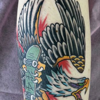 Port City Tattoo - Calf Tattoo - Tattoo Near Me - Long Beach, California