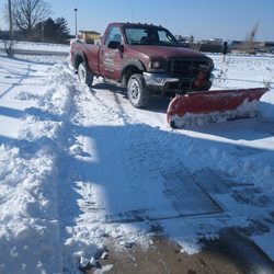 Wegener Asphalt Paving - my driveway n their truck