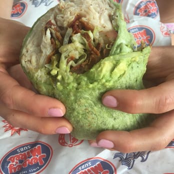 Jersey Mike's Subs - California Club on Spinach wrap! - Fast Food Near Me - Folsom, California Jersey Mike's Subs - California Club on Spinach wrap! - Fast Food Near Me - Folsom, California