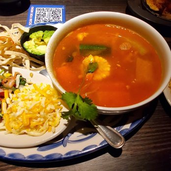 Gringo's Mexican Kitchen - Tortilla soup bowl with cheese and avocado - Tex-Mex Near Me - Katy, Texas