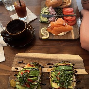 Saints + Council - Avocado Toast and a lox bagel - Breakfast & Brunch Near Me - Atlanta, Georgia Saints + Council - Avocado Toast and a lox bagel - Breakfast & Brunch Near Me - Atlanta, Georgia