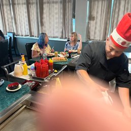 Eating all you can eat. Eating all you can eat.