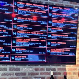 Menu beers