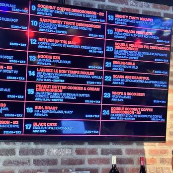 Streetside Brewery - Menu beers - Breweries Near Me - Cincinnati, Ohio