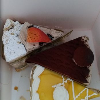 Lucullus Bakers & Roasters - Napoleon $4.5 dark chocolate mousse $4.25 mango mousse $4.5 - Coffee Roasteries Near Me - Markham, Ontario