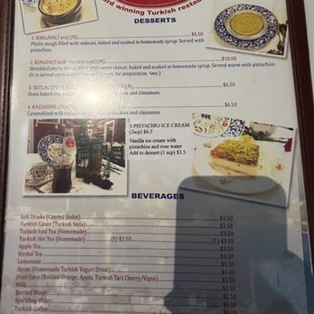 Pasha - Menu - Turkish Near Me - Houston, Texas