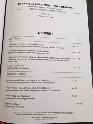 Menu photo 5 Restaurant PUK Copenhagen, 84 Menu photo 5 Restaurant PUK Copenhagen, 84