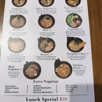 Minano Ramen - Menu - Bubble Tea Near Me - Tampa, Florida Minano Ramen - Menu - Bubble Tea Near Me - Tampa, Florida