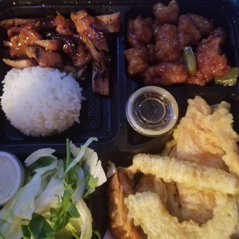 Asahi Sushi - My sweet and sour chicken bento box. - Sushi Bars Near Me - Olympia, Washington Asahi Sushi - My sweet and sour chicken bento box. - Sushi Bars Near Me - Olympia, Washington