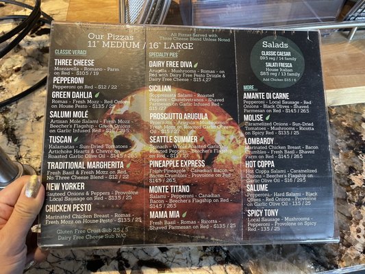 Menu photo 1 Veraci Pizza - Wedgwood Seattle, WA Menu photo 1 Veraci Pizza - Wedgwood Seattle, WA