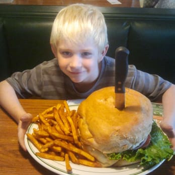 Lumberjacks Restaurant - He was a happy boy! - American Near Me - Stockton, California Lumberjacks Restaurant - He was a happy boy! - American Near Me - Stockton, California