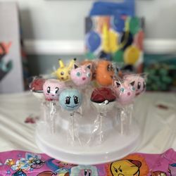 Half Baked Co - Assortment of Pokémon and Kirby cake pops