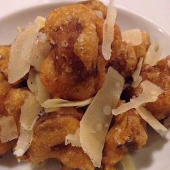 Cafe Maddalena - Crispy Portobello mushrooms with Parmesan shavings - New American Near Me - Dunsmuir, California