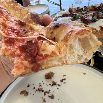 Truly Pizza - Champion Cheese look at the crust! - Pizza Near Me - Dana Point, California