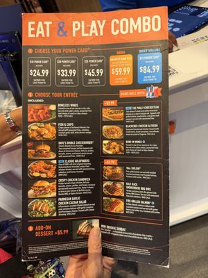 Menu photo 1 Dave & Buster's Ala Moana Honolulu, HI