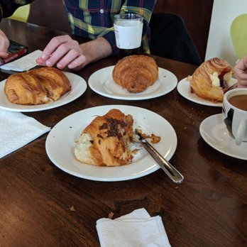 Petit Pierre Bakery - Little bit of everything: ham and cheddar croissant, chocolate hazelnut croissant, baklava croissant (!), Monkey bread and more - Bakeries Near Me - Seattle, Washington