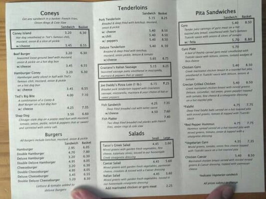 Menu photo 5 Teds Coney Island West Urbandale, IA Menu photo 5 Teds Coney Island West Urbandale, IA