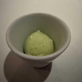 Mooncusser - Green apple sorbet (pre dessert) - Seafood Near Me - Boston, Massachusetts