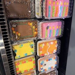 Mariano's - There's are the beautiful pre made cakes. Not sure why custom cake looked so terrible.