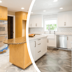 N-Hance Wood Refinishing of Northern New Jersey - Before and After Cabinet Painting Service