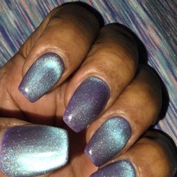 Loving my Cat's Eye nails.  Thanks Vivi!