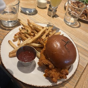 Small Batch - hot fried chicken sandwich - New American Near Me - Garden City, New York