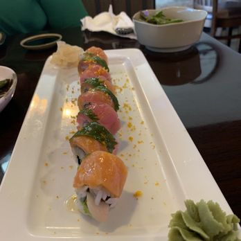 Mamasan Sushi - Orange Blossom Roll - Japanese Near Me - Houston, Texas Mamasan Sushi - Orange Blossom Roll - Japanese Near Me - Houston, Texas