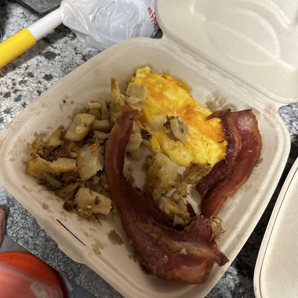 Surge Restaurant - Undercooked potatoes with black rotting parts left attached, overcooked eggs, and yet surprise it's all cold and late by an hour. - Breakfast & Brunch Near Me - Kenmore, New York Surge Restaurant - Undercooked potatoes with black rotting parts left attached, overcooked eggs, and yet surprise it's all cold and late by an hour. - Breakfast & Brunch Near Me - Kenmore, New York