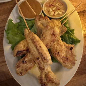 Ayada Thai - A3. Satay Chicken - Thai Near Me - Elmhurst, New York