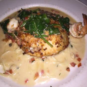 Chart House - Parmesan encrusted Salmon.  Wonderful! - Seafood Near Me - San Antonio, Texas