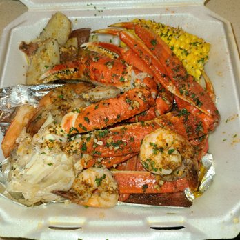 Crabman 305 Miami - Sno crab and shrimp plate....corn and potatoes - Seafood Near Me - Opa-locka, Florida