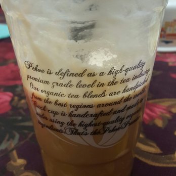 Pekoe - Text from new cup design, containing part of an order of earl grey tea / sea salt creama with egg pudding - Coffee & Tea Near Me - San Jose, California Pekoe - Text from new cup design, containing part of an order of earl grey tea / sea salt creama with egg pudding - Coffee & Tea Near Me - San Jose, California