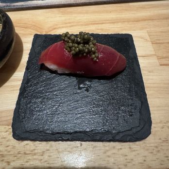 Sushi by Scratch Restaurants - Akami with caviar - Sushi Bars Near Me - New York, New York Sushi by Scratch Restaurants - Akami with caviar - Sushi Bars Near Me - New York, New York