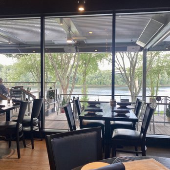 River: A Waterfront Restaurant & Bar - Beautiful view the whole length of the restaurant - Steakhouses Near Me - Wethersfield, Connecticut River: A Waterfront Restaurant & Bar - Beautiful view the whole length of the restaurant - Steakhouses Near Me - Wethersfield, Connecticut