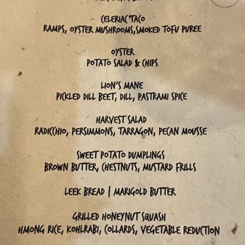 Oyster Oyster - Menu - Vegetarian Near Me - Washington, DC, District of Columbia Oyster Oyster - Menu - Vegetarian Near Me - Washington, DC, District of Columbia