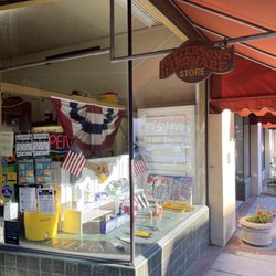 Patterson Hardware - Outside Patterson Hardware with items in the window